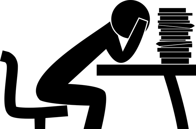 Person behind the desk